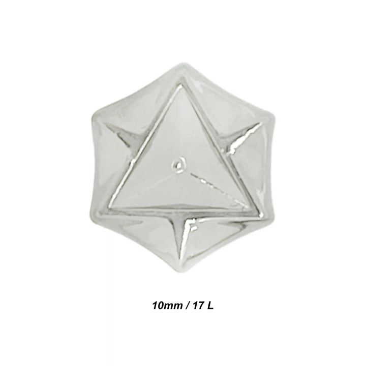 Tri-Dodeca Style Shirt 10mm Metal Buttons