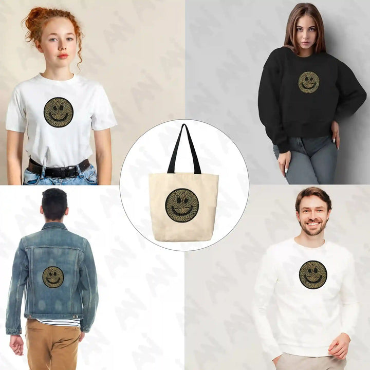 Smiley Face Beads Patch