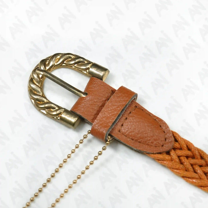 Elegant Macrame Braided Belt