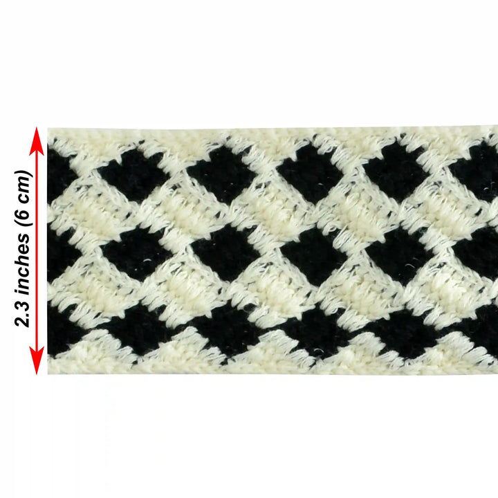 Harlequin Crochet Lace Trim | 2 Meters