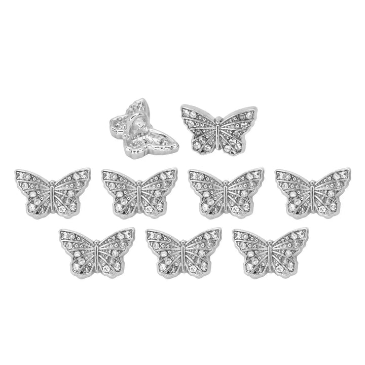 Butterfly shirt metal buttons