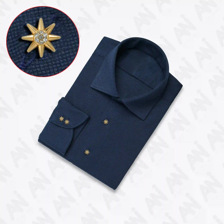 Sunburst Design Rhinestone 12mm Shirt Buttons