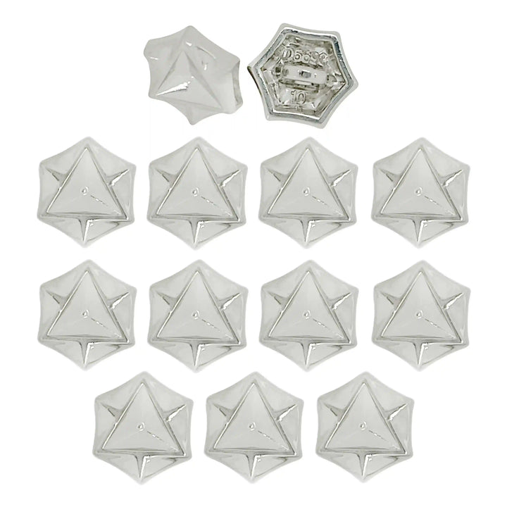 Tri-Dodeca Style Shirt 10mm Metal Buttons