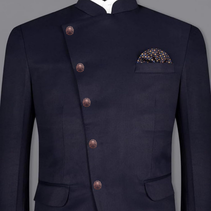 Laser Cut Lion Metal Buttons