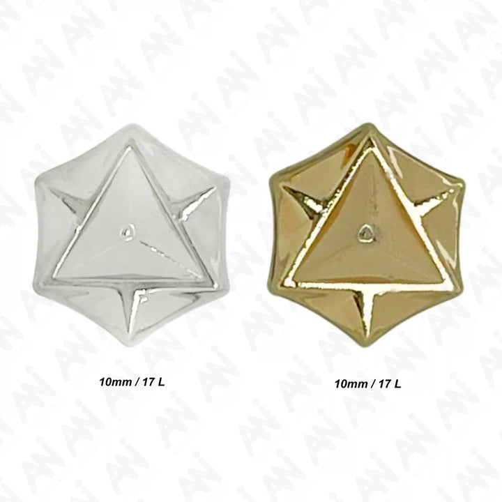 Tri-Dodeca Style Shirt 10mm Metal Buttons