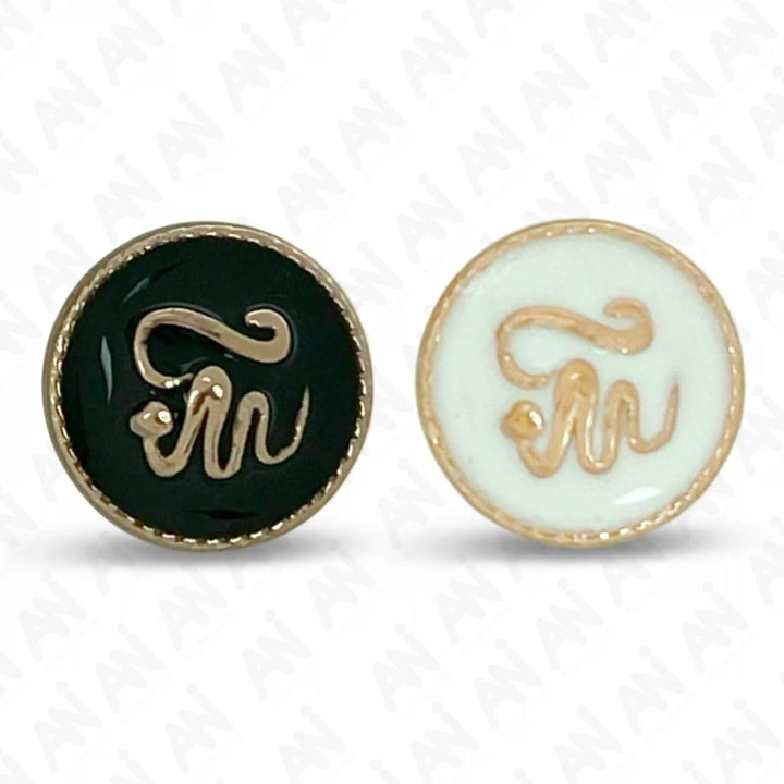 Cursive Monogram 10mm Shirt Button