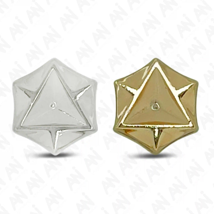 Tri-Dodeca Style Shirt 10mm Metal Buttons