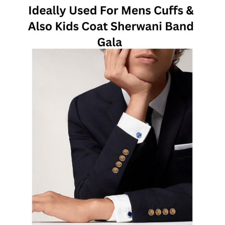 Laser Cut Lion Metal Buttons