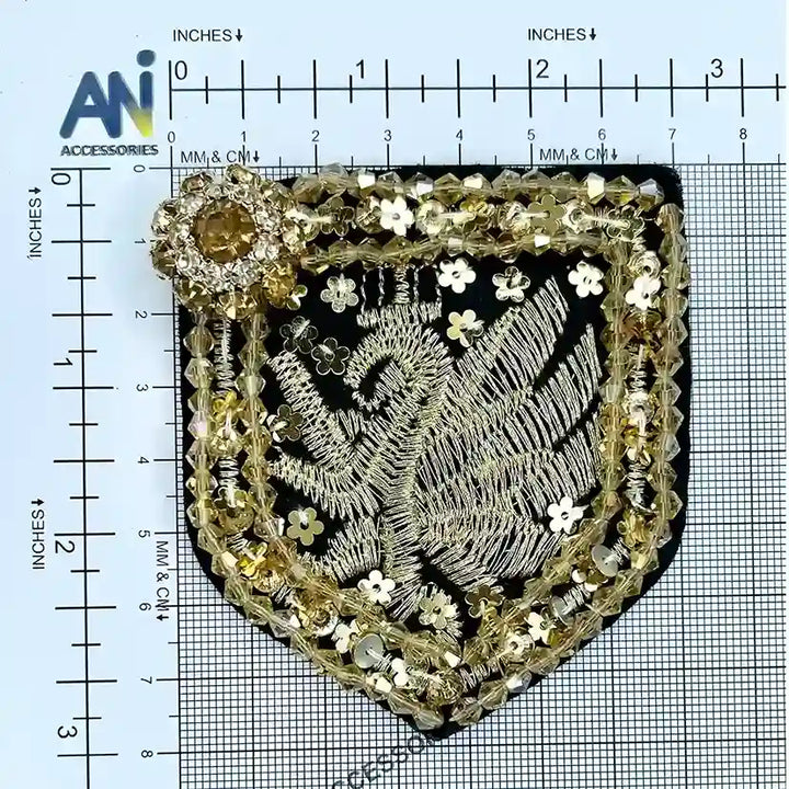 Gold Griffin Shield Patch