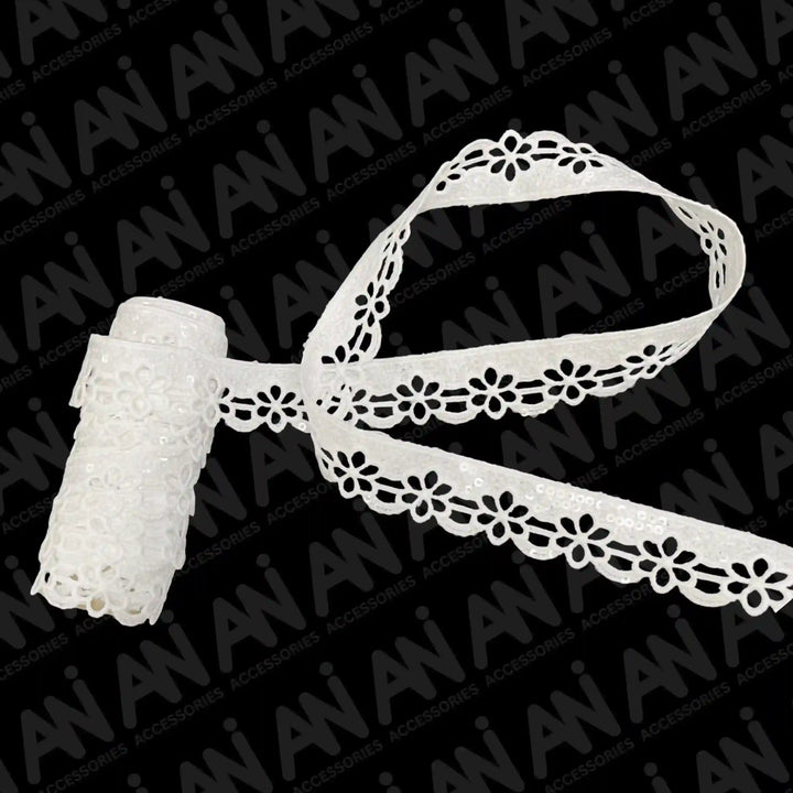 Flower Cut Work Lace | 2 Meter