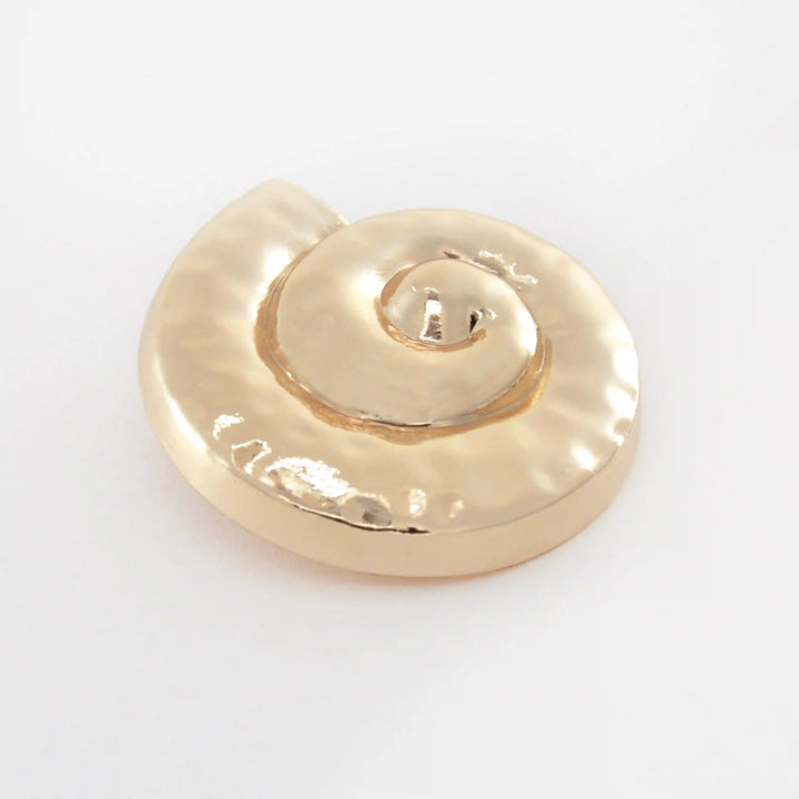 Shell Shank Metal Button | 40mm(64L)