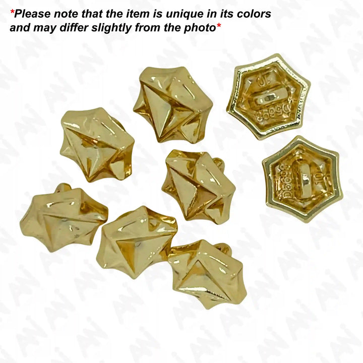 Tri-Dodeca Style Shirt 10mm Metal Buttons