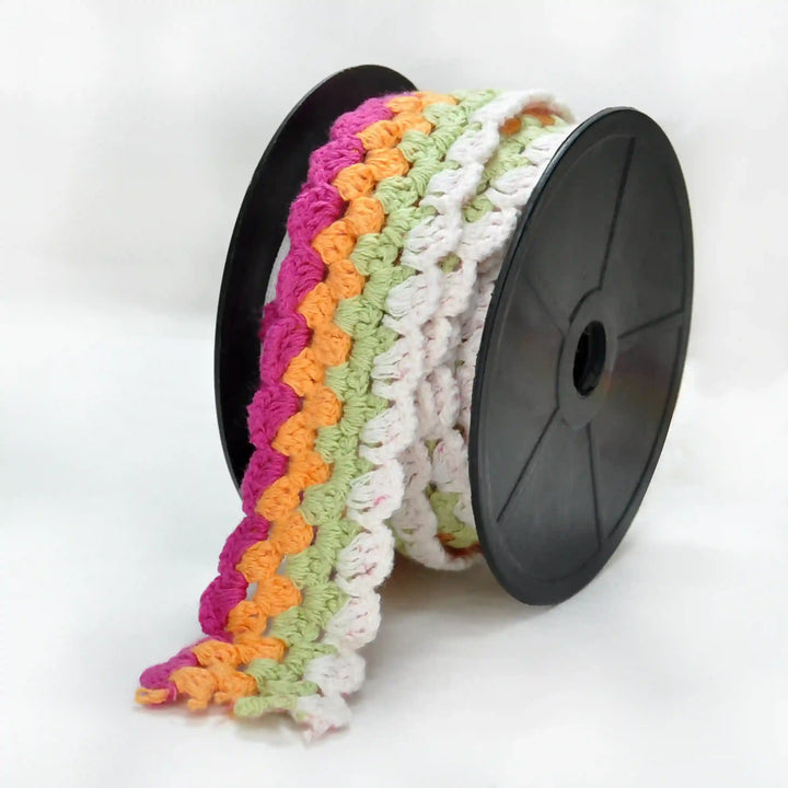 Multicolor Crochet Lace Trim | 2 Meters
