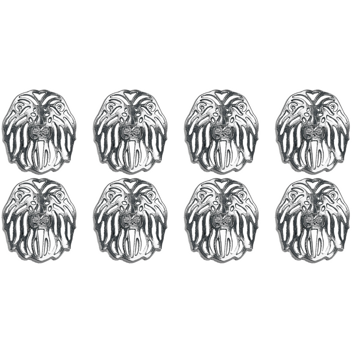 Laser Cut Lion Metal Buttons