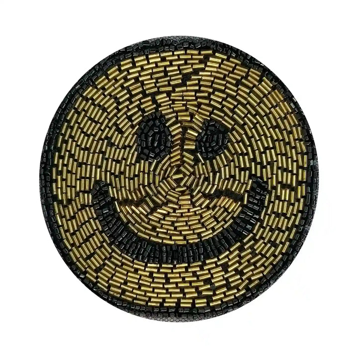 Smiley Face Beads Patch