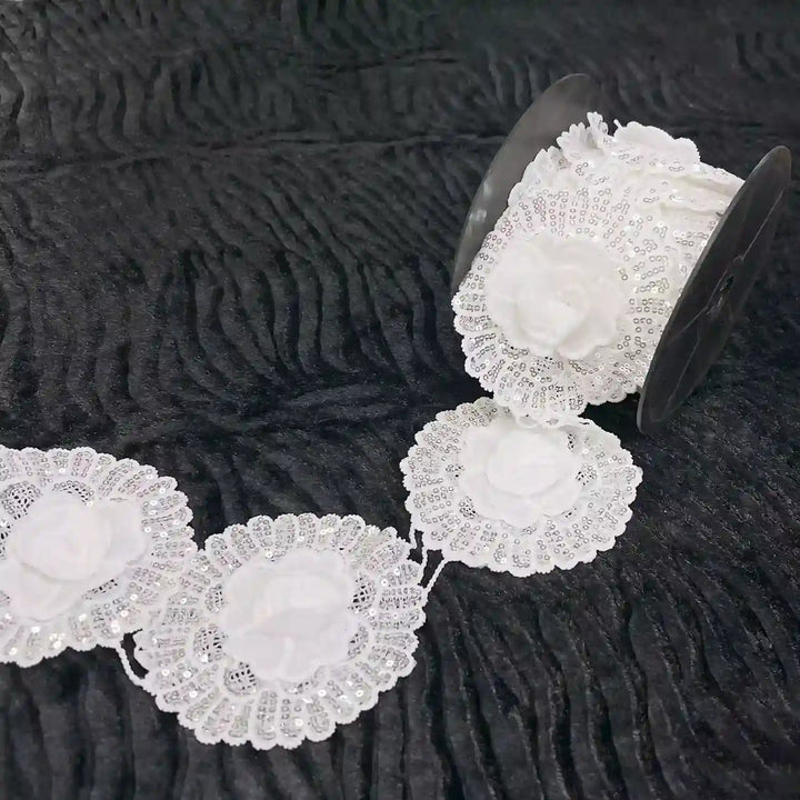 Floral Sequins Lace | 1 Meter
