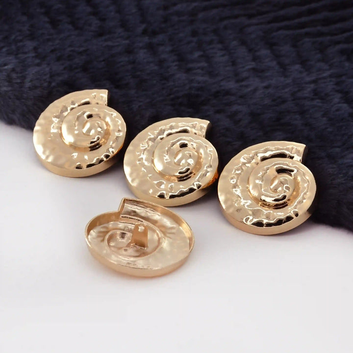 Shell Shank Metal Button | 40mm(64L)