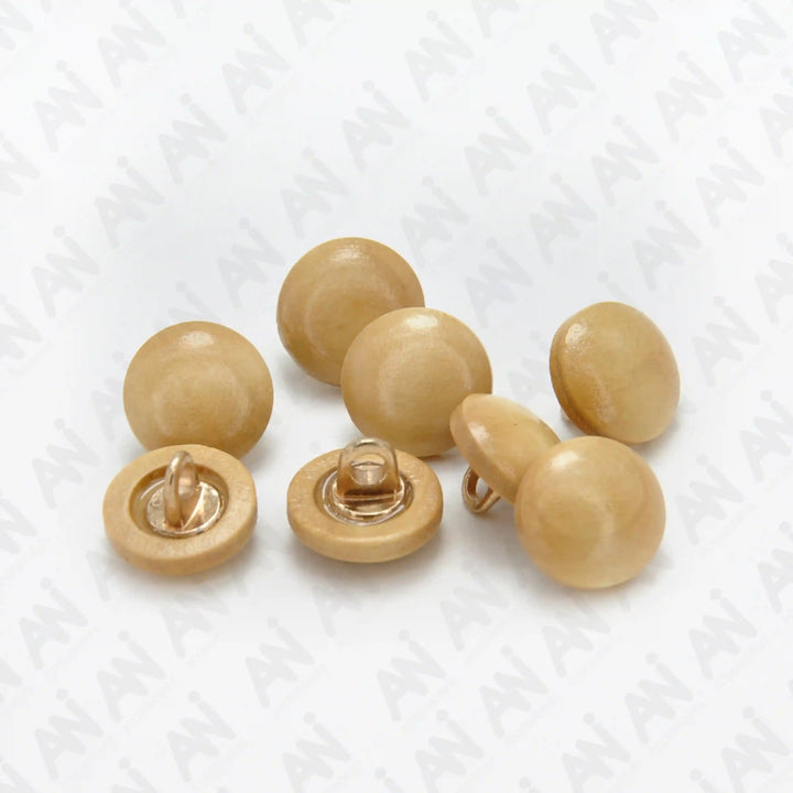 Wooden Shank Button | 12mm