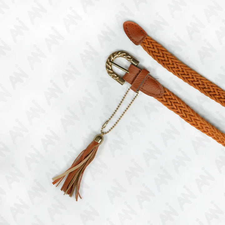 Elegant Macrame Braided Belt