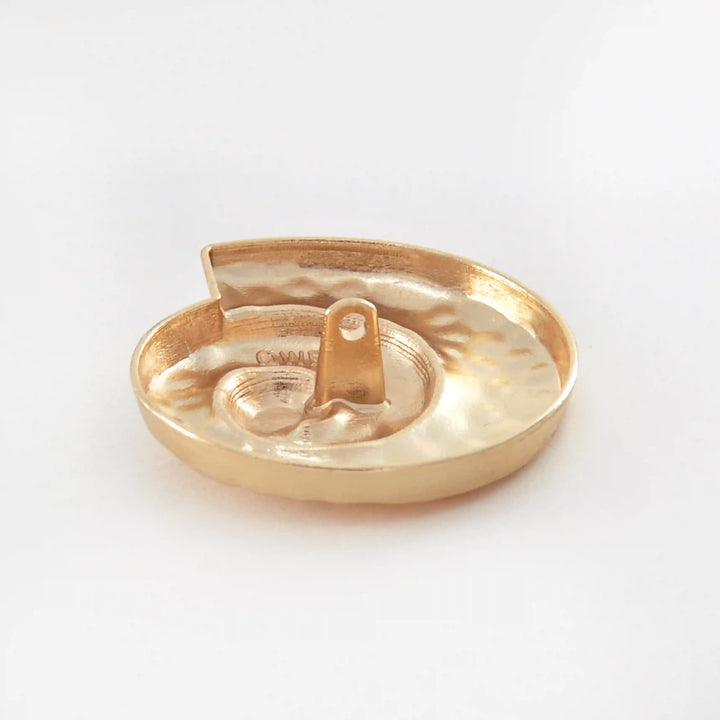 Shell Shank Metal Button | 40mm(64L)
