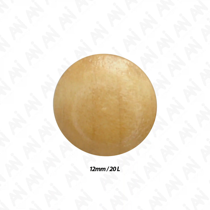 Wooden Shank Button | 12mm