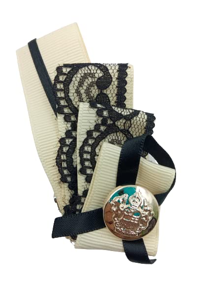 Ribbon Crest Brooch