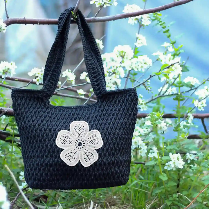 Crocheted Clover Appliqué Patch