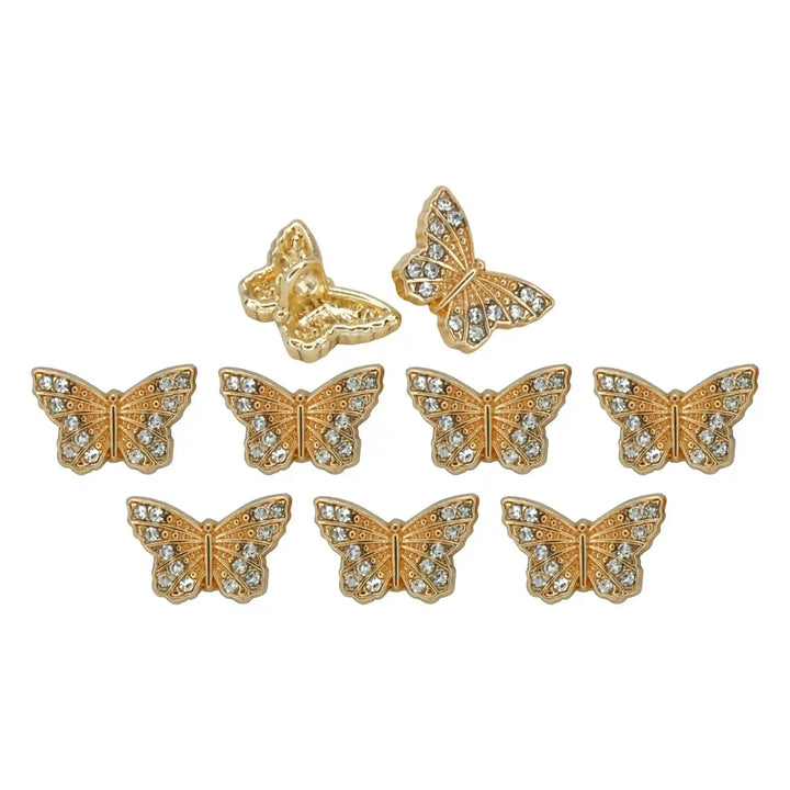 Butterfly shirt metal buttons