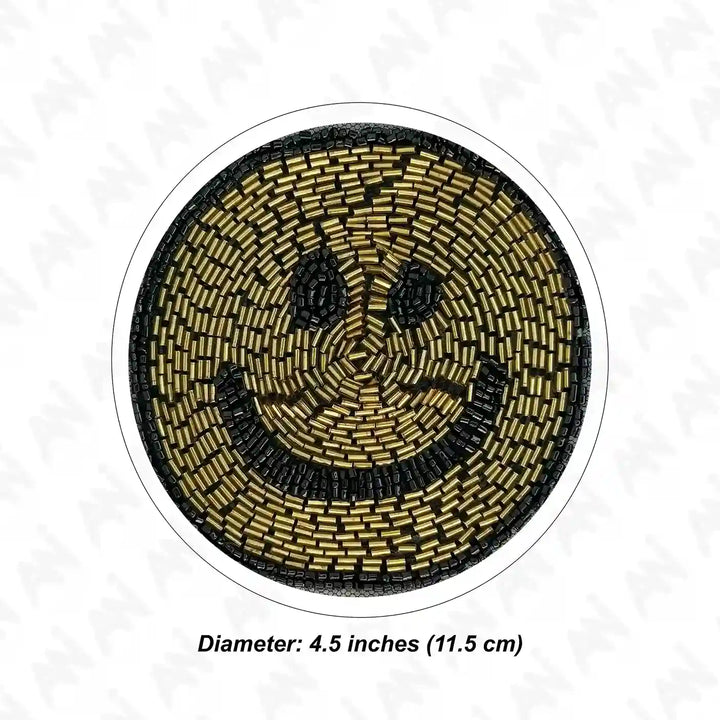 Smiley Face Beads Patch