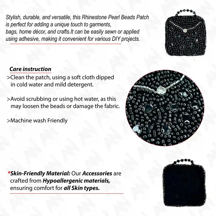 Bag/Purse Sewable Bead Patch