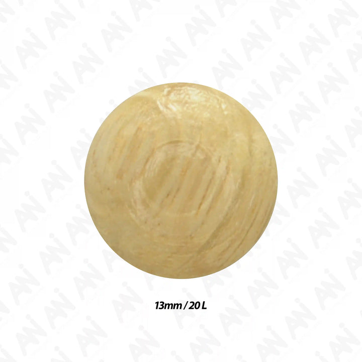 Light Oak Wooden Buttons | 13mm