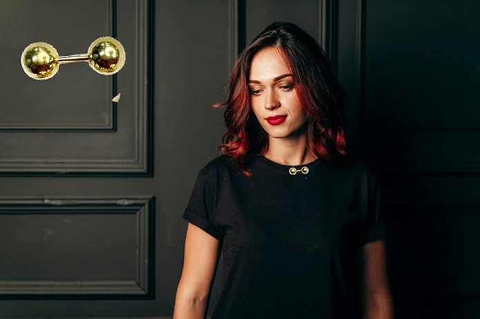 Golden Ball Metal lapel pin|Collar Pin Brooches