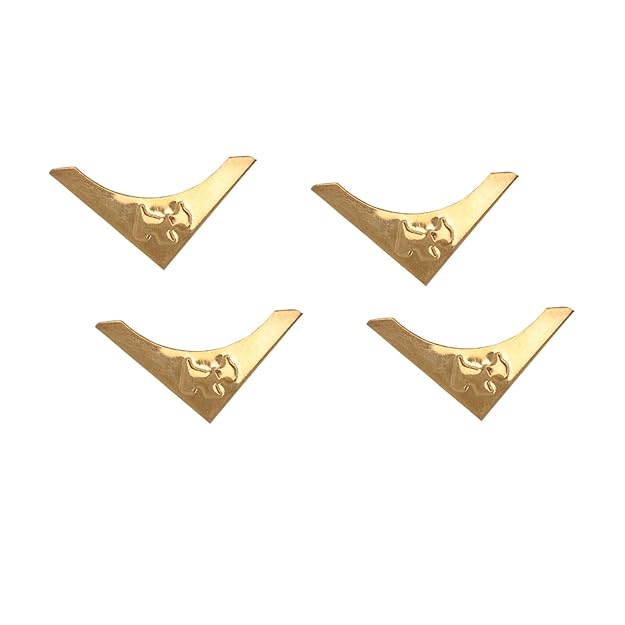 Collar Tips Lapel Pin Badge Button for Men And Women Western Collar Clip Pin Brooch T-shirt Accessories (Pack Of 4)