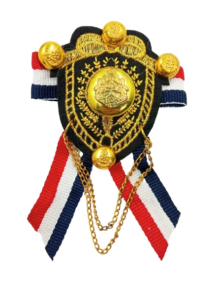 Military Style Ribbon Brooch