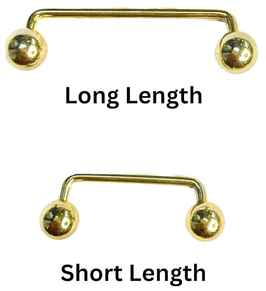 Metal Ball Ended Anti Exposure Brooch - Collar Pins