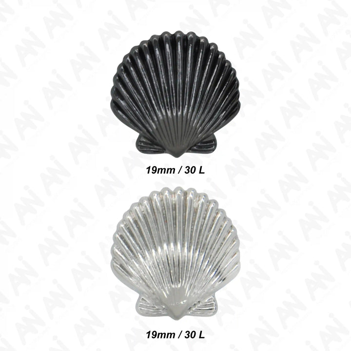 Shell Style Big Size 19mm Buttons