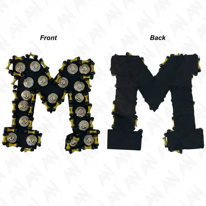 M Letter Patch