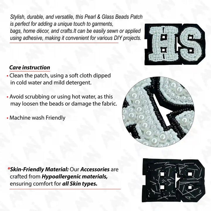 HS Pearl Beads Patch