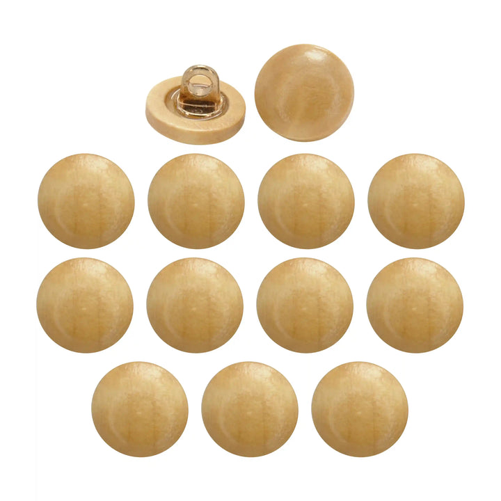 Wooden Shank Button | 12mm