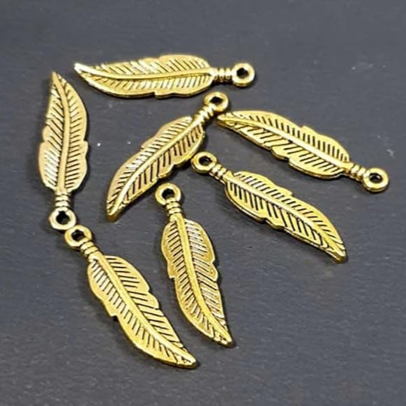 Feather Charms and Jump Rings
