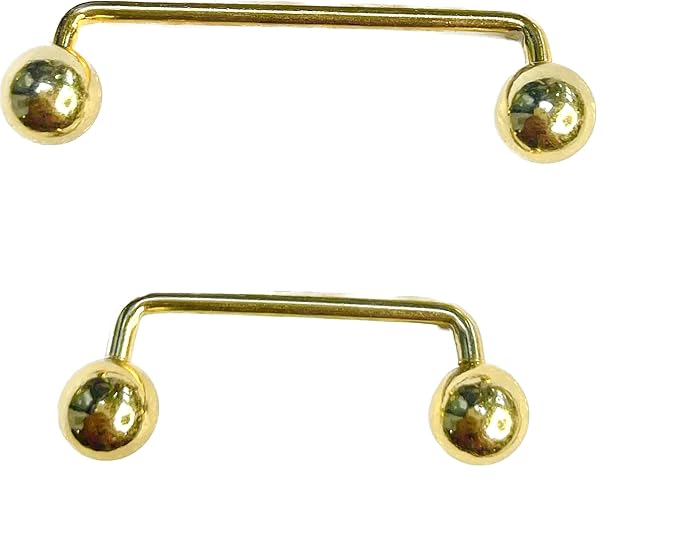 Metal Ball Ended Anti Exposure Brooch - Collar Pins