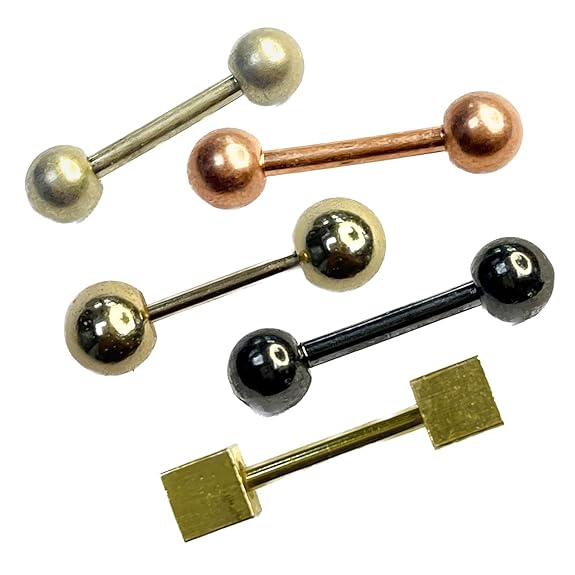 Metallic Piercing Anti exposure Brooch Set