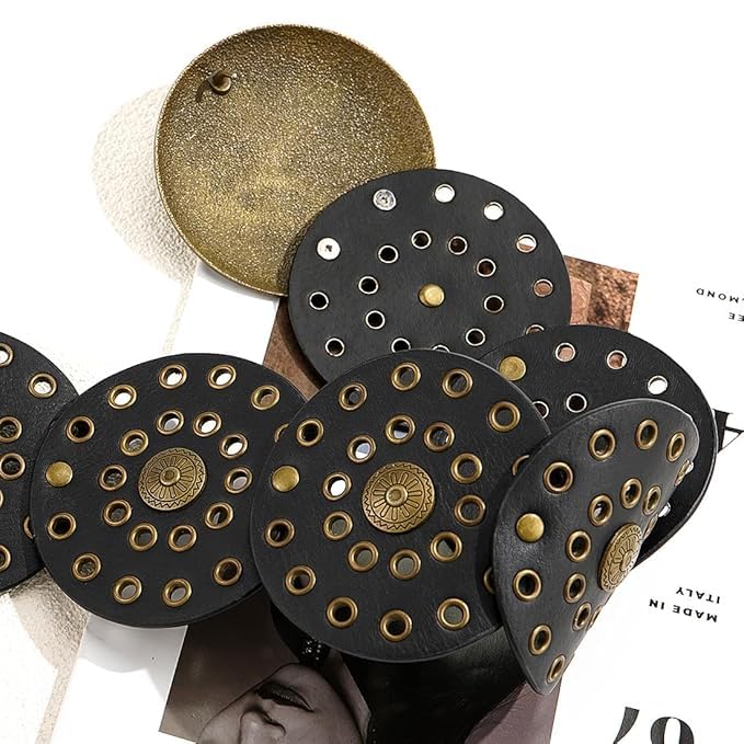 Big Metallic Disk Moroccan Boho Belt