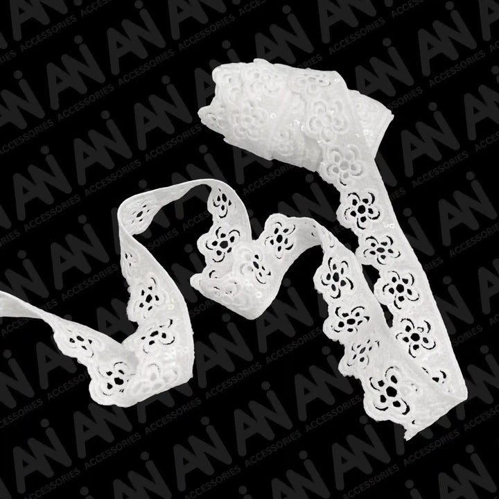 Elegant Floral chakra sequins Lace | 2 Meter