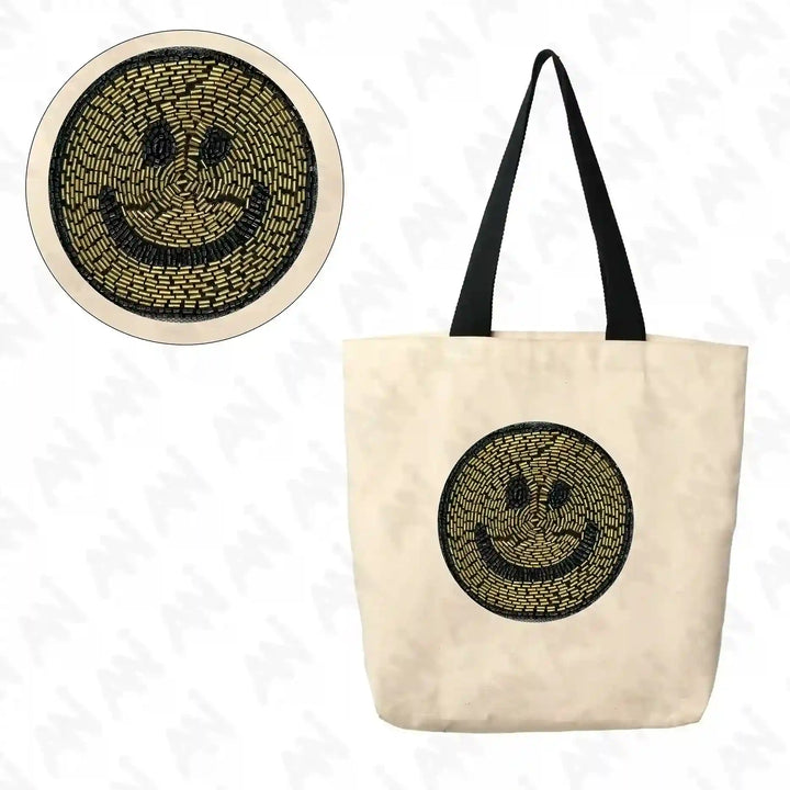 Smiley Face Beads Patch