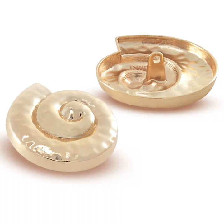 Shell Shank Metal Button | 40mm(64L)