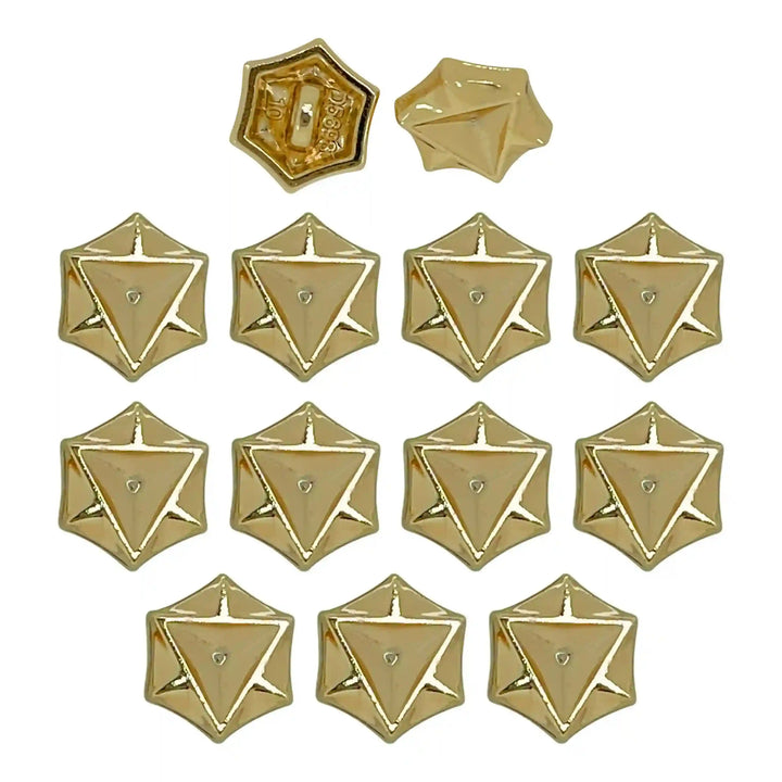 Tri-Dodeca Style Shirt 10mm Metal Buttons