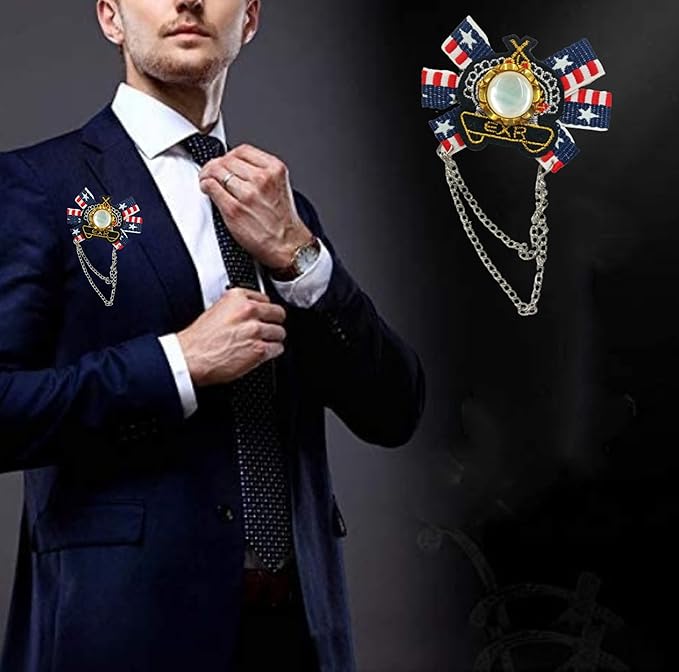Anchor Badge Brooch