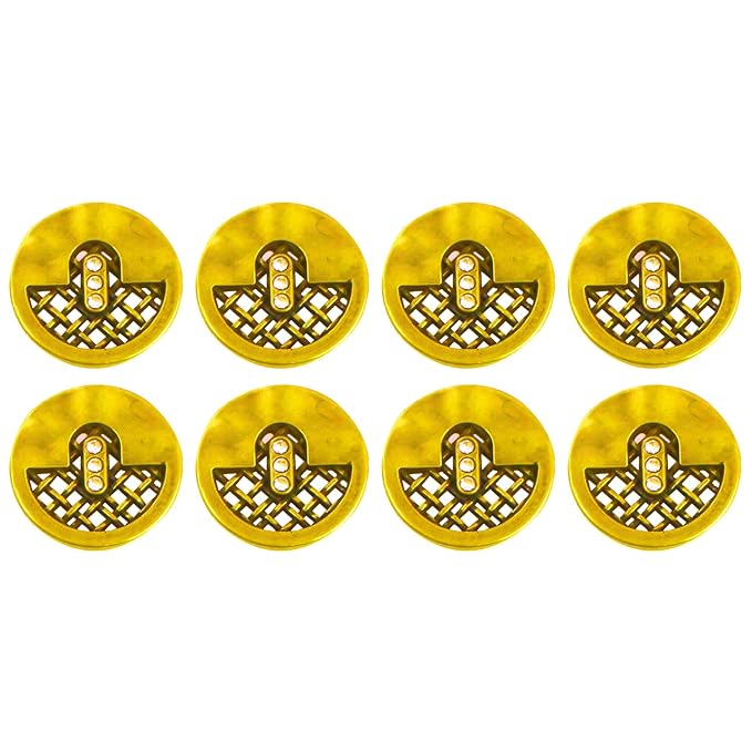 Metal Buttons Mesh Pattern