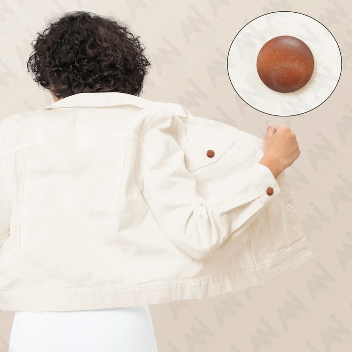 Rustic Wooden Shank Buttons | 15mm